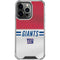 NFL New York Giants White Striped iPhone 16 Pro Clear Case